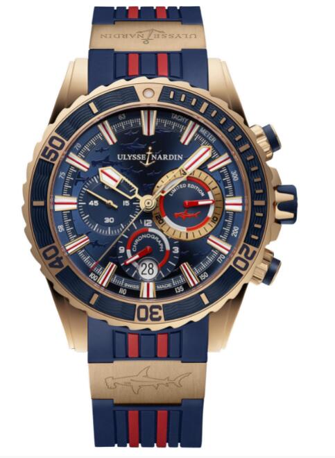 Ulysse Nardin Diver Chronograph Replica Watch Price 1502-151LE-3/93-HAMMER